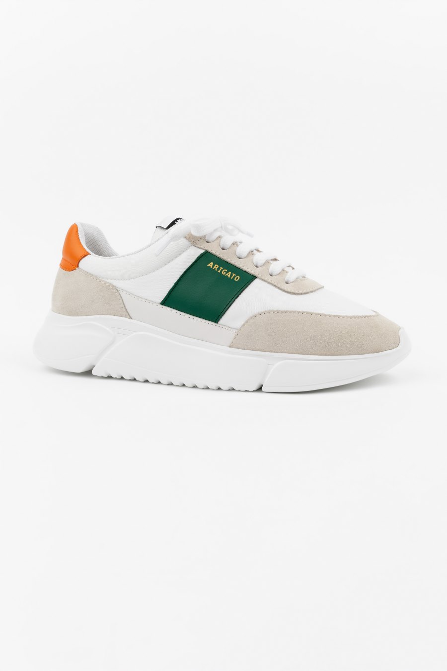White / Green / Orange Axel Arigato Genesis Vintage Runner Sneakers Canada | CA1715-48